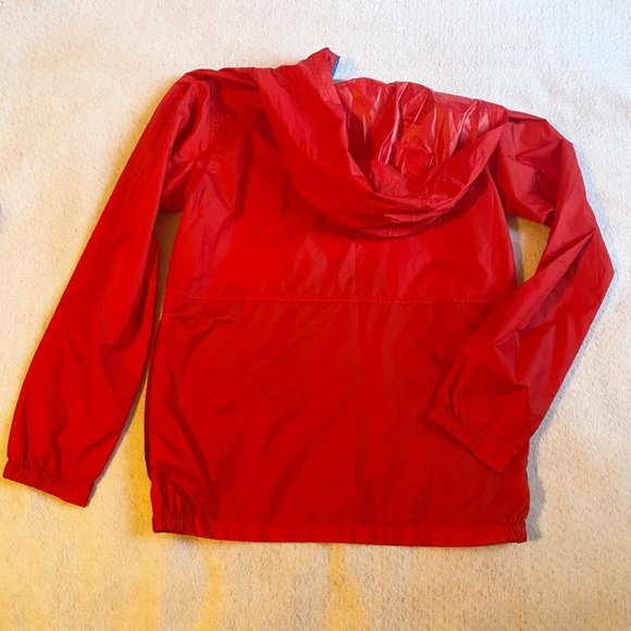 Columbia Boys Kids Wind Breaker Jacket Red Youth 14/16 Blue mesh lining - Picture 6 of 6